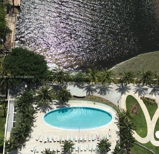 Pool view from your unit.