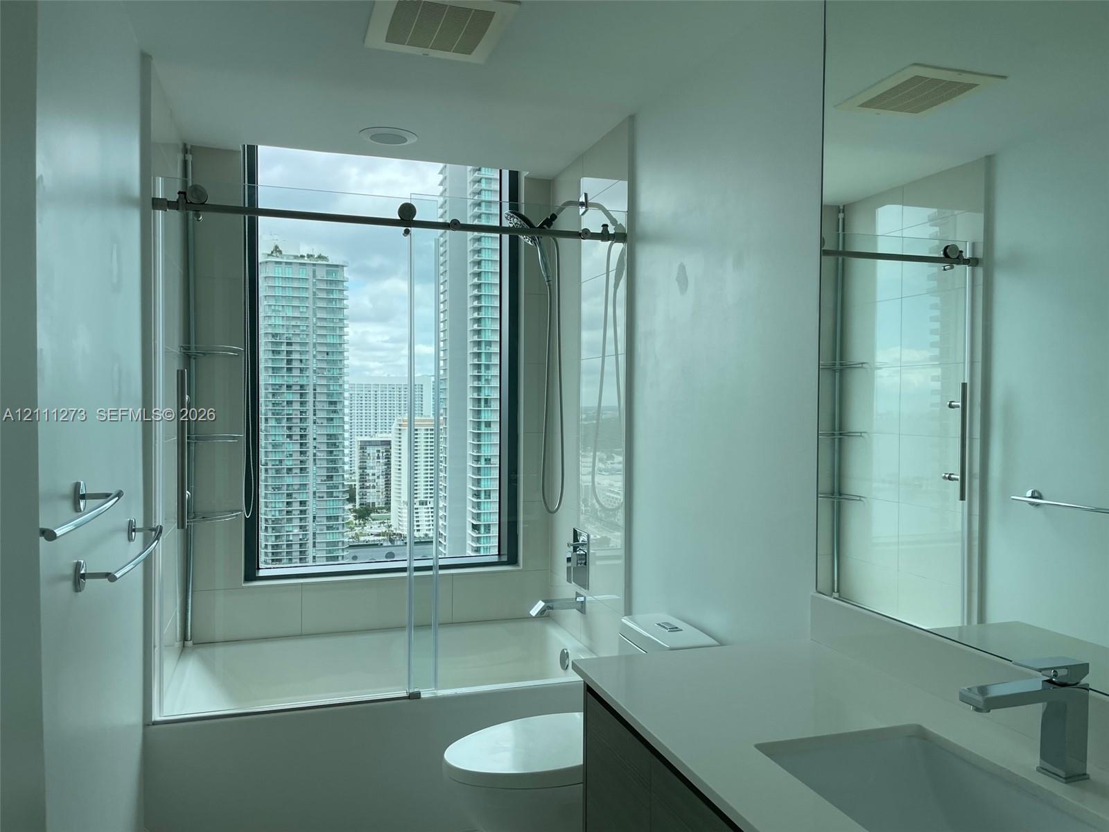 Beautifully appointed second bathroom.