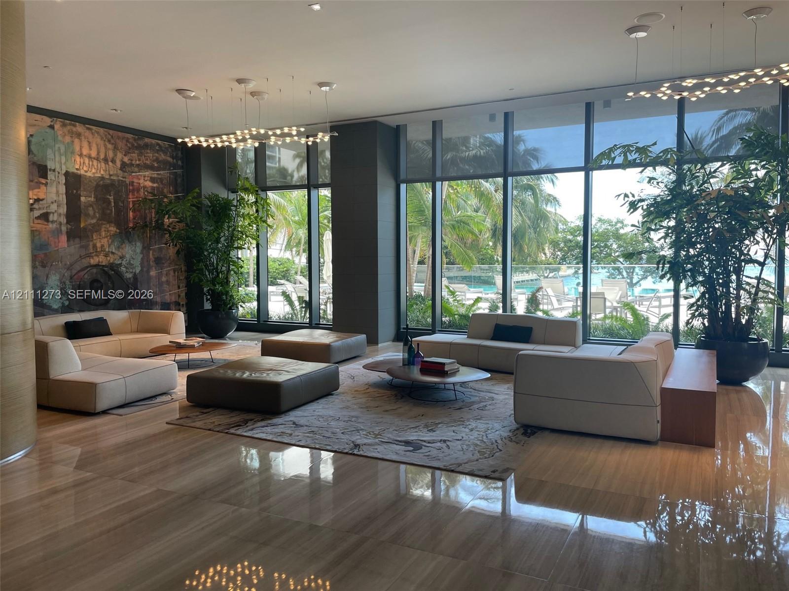 Reception lobby.