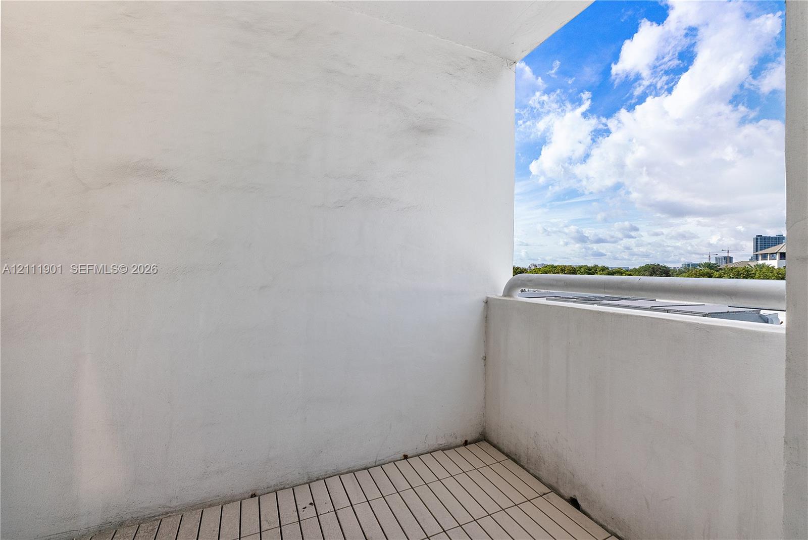 Private balcony