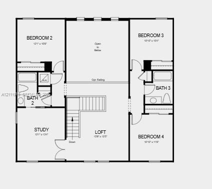 Floor 2 - Additional Highlights Include: pendant lights at kitchen, gourmet kitchen, 8' interior doors, deluxe primary bath with shower and garden tub, pre-plumb sink at laundry, outdoor kitchen rough-in, and whole house impact windows