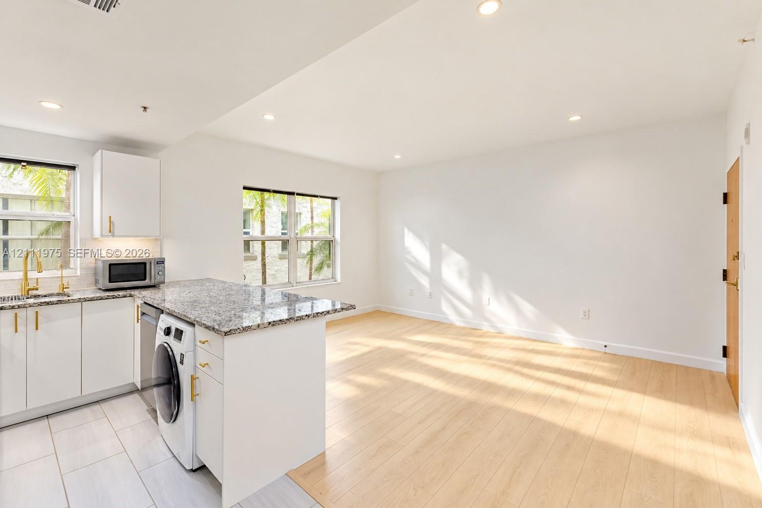 Kitchen with washer Dryer
