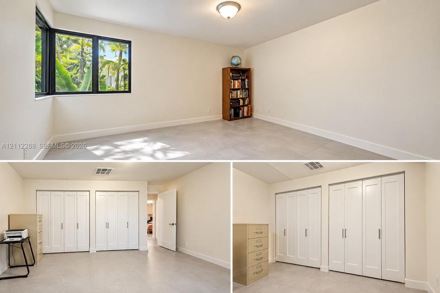 Property Interior Photograph. Displaying floor-to-ceiling storage and the configuration of the property room