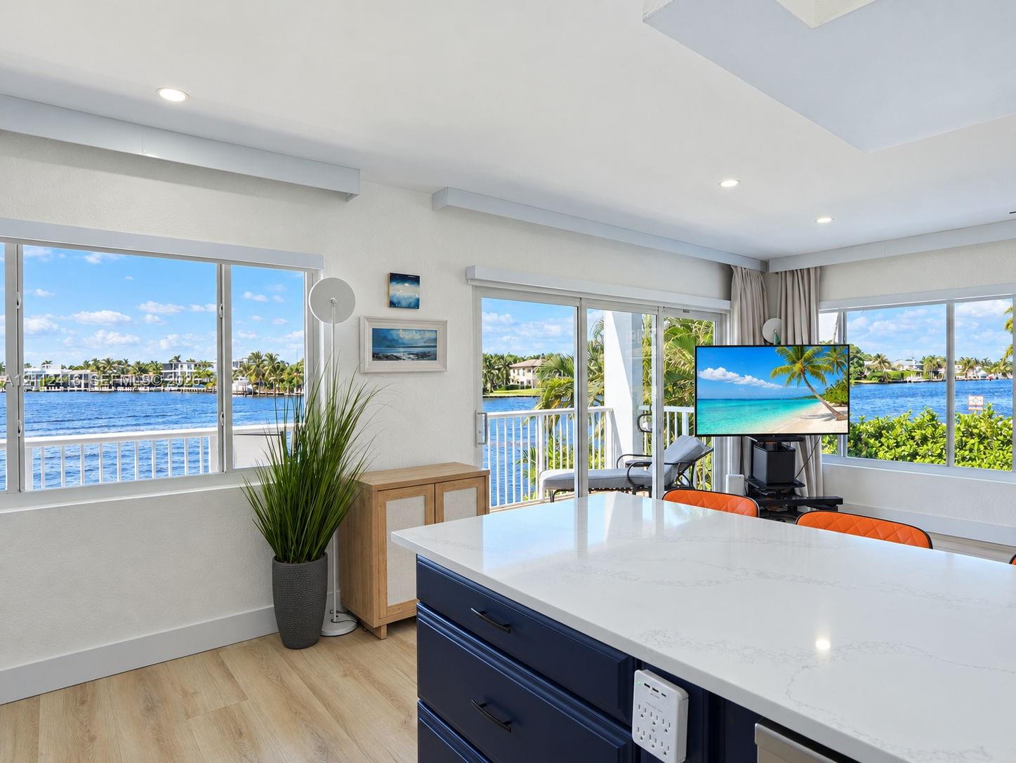 Enjoy water views while cooking... Enjoy water views while cooking...