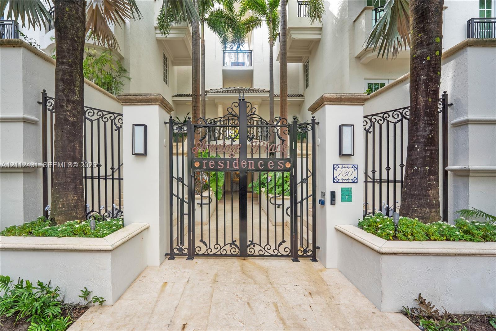 Gated entrance