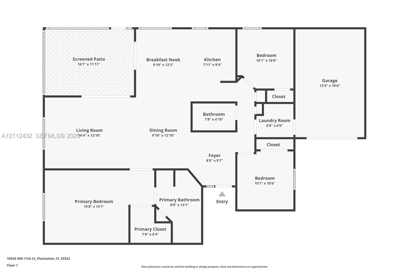 Floor plan - Buyer to verify measurements which are approximate estimates