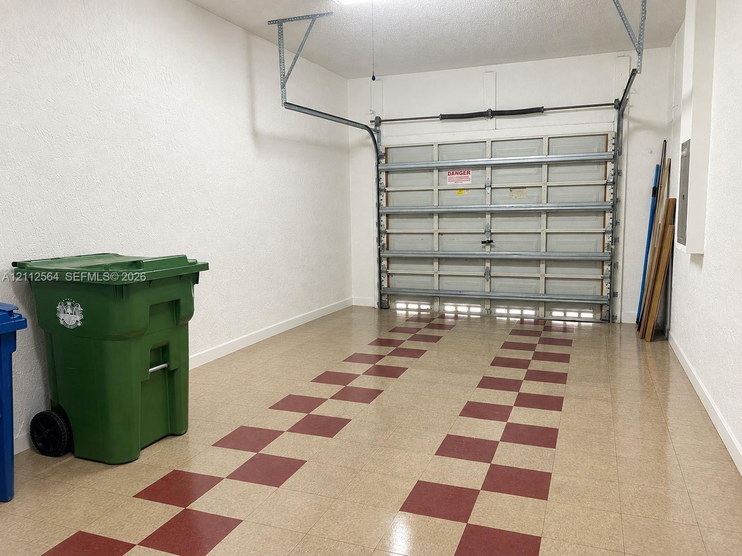 Attached garage