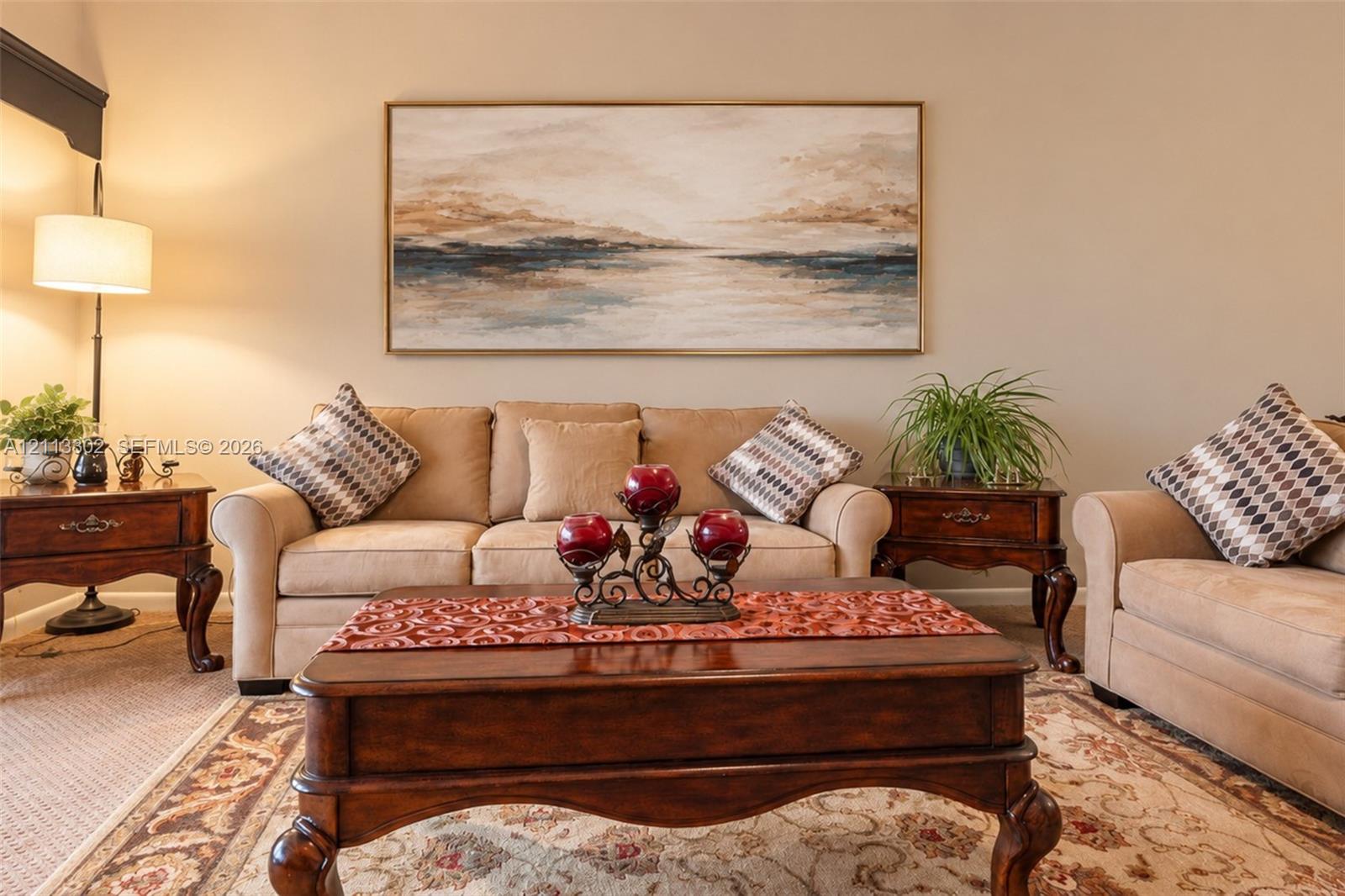Neutral wall palette featuring minimalist trim