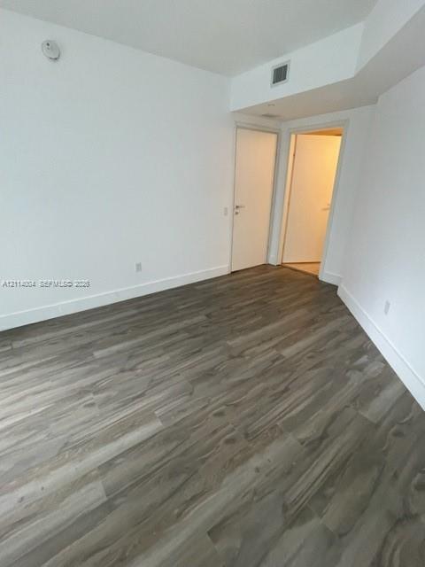 Wood-finish flooring, neutral walls, and solid-core interior doors Wood-finish flooring, neutral walls, and solid-core interior doors