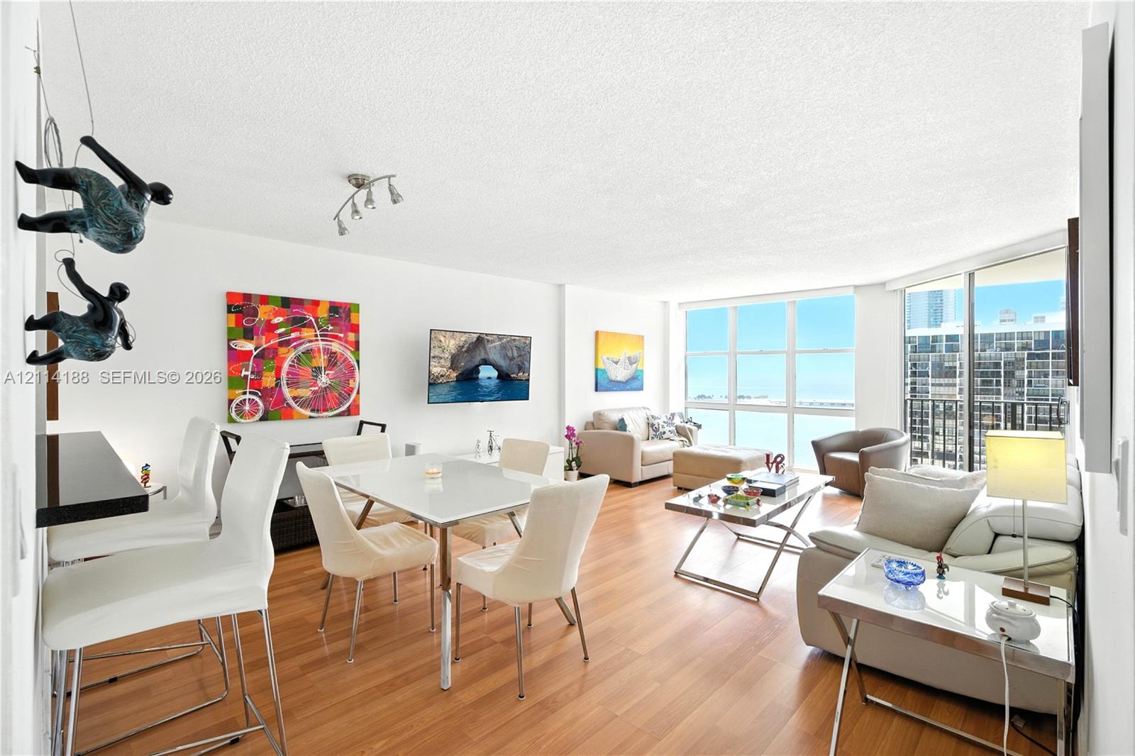 Open-concept living space