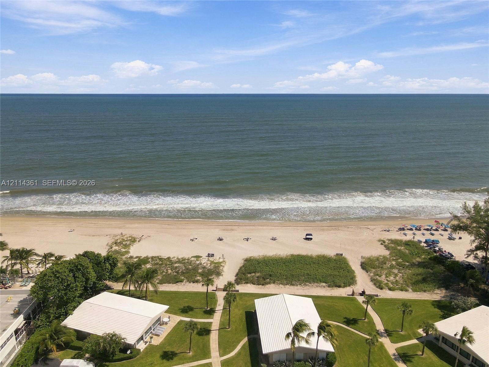 Beach is just across the street