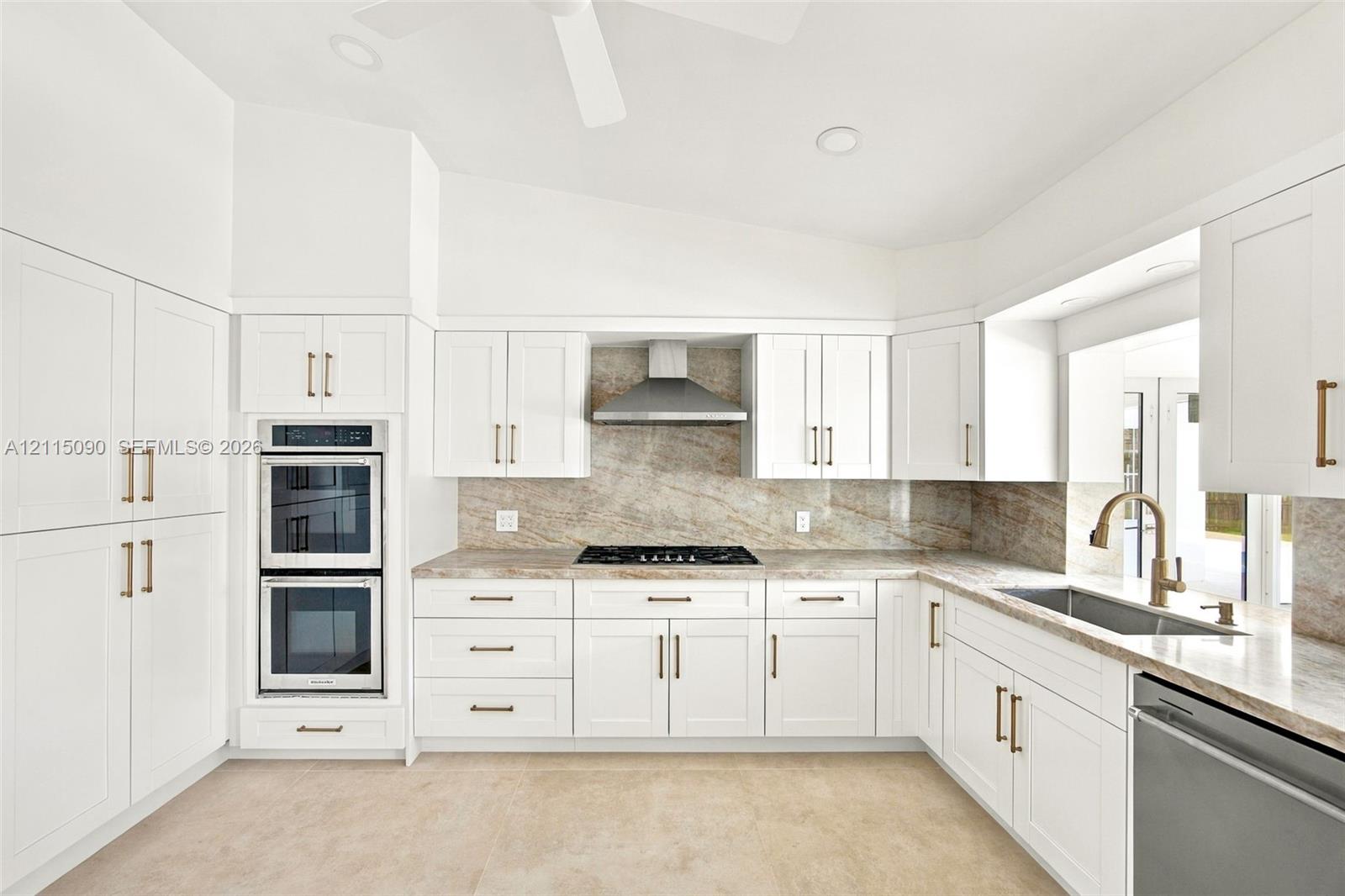 Newly remodeled kitchen