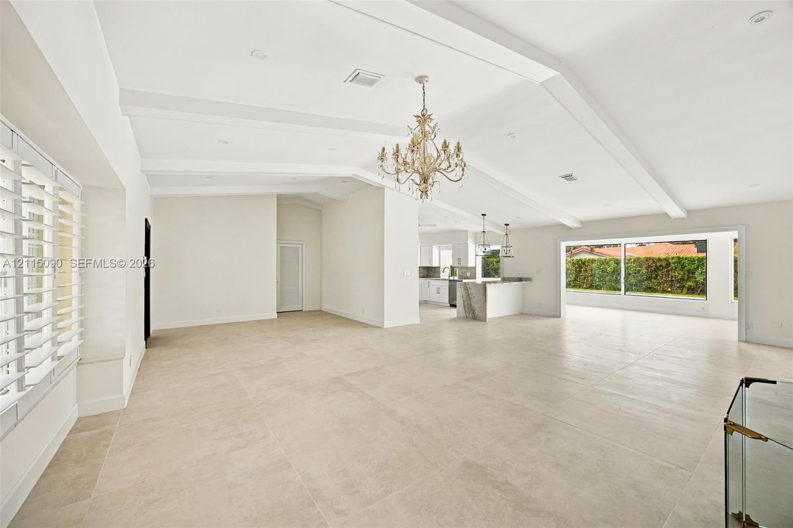 Large Living and Dining Area