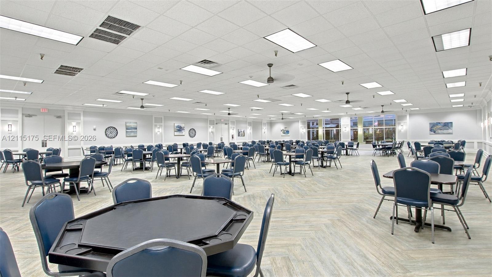 Main clubhouse card room