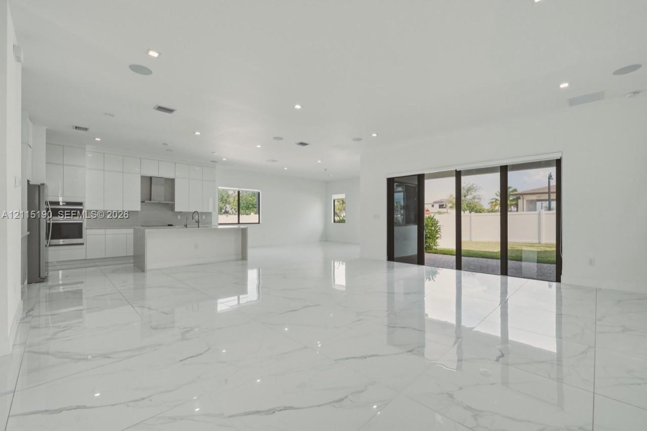 Open kitchen and main living area.