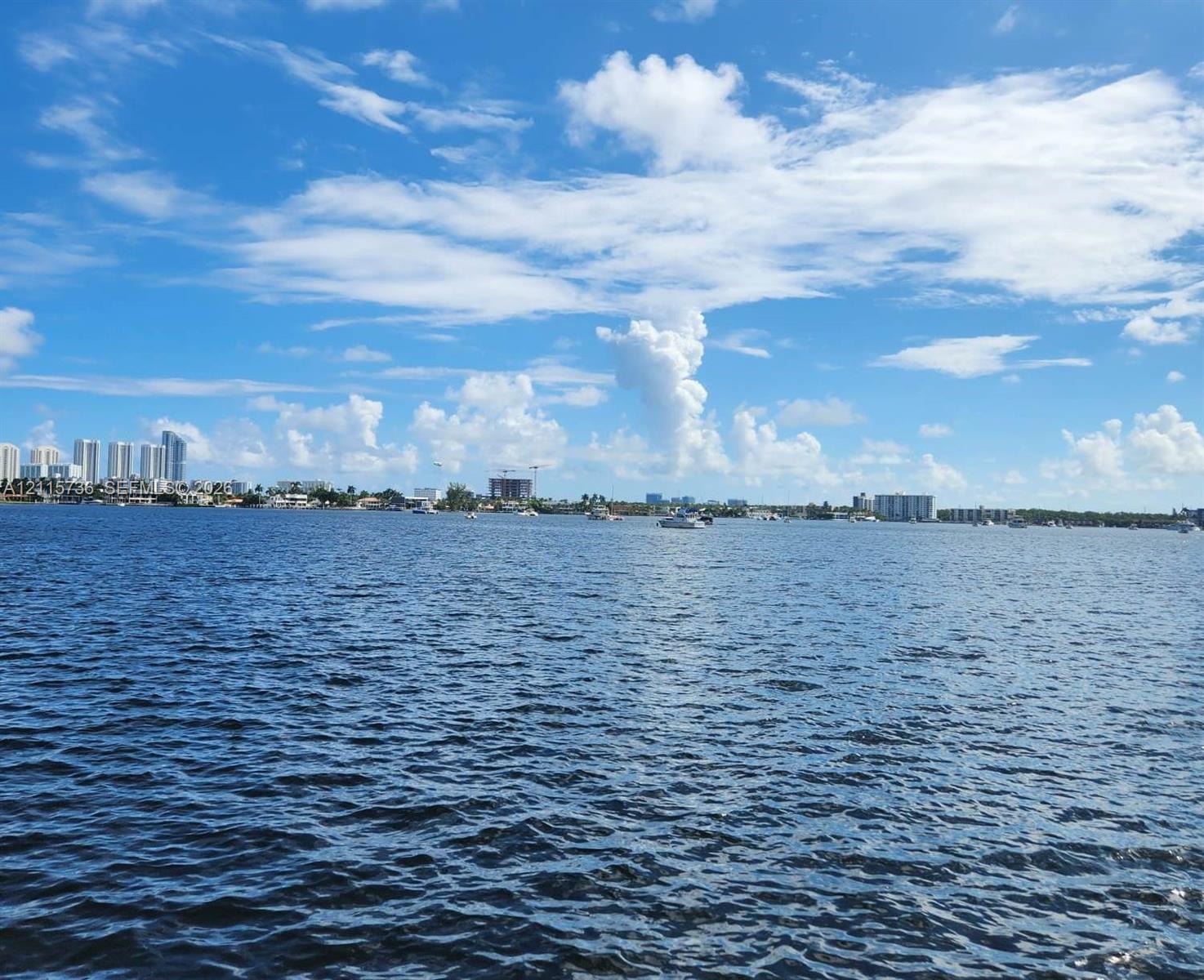 Expansive open water frontage
