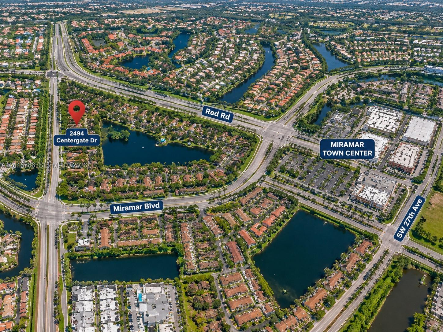 Aerial Survey. Illustrating the location of the property relative to regional infrastructure and major roadways