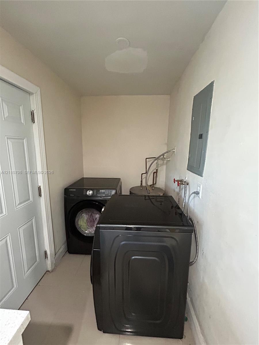 Laundry area