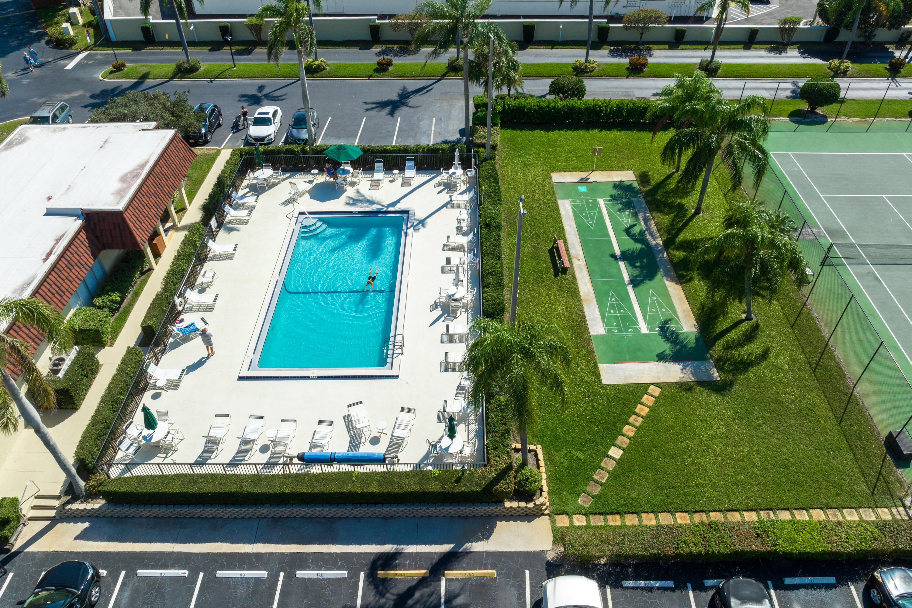 Pool, Shuffleboard, Tennis