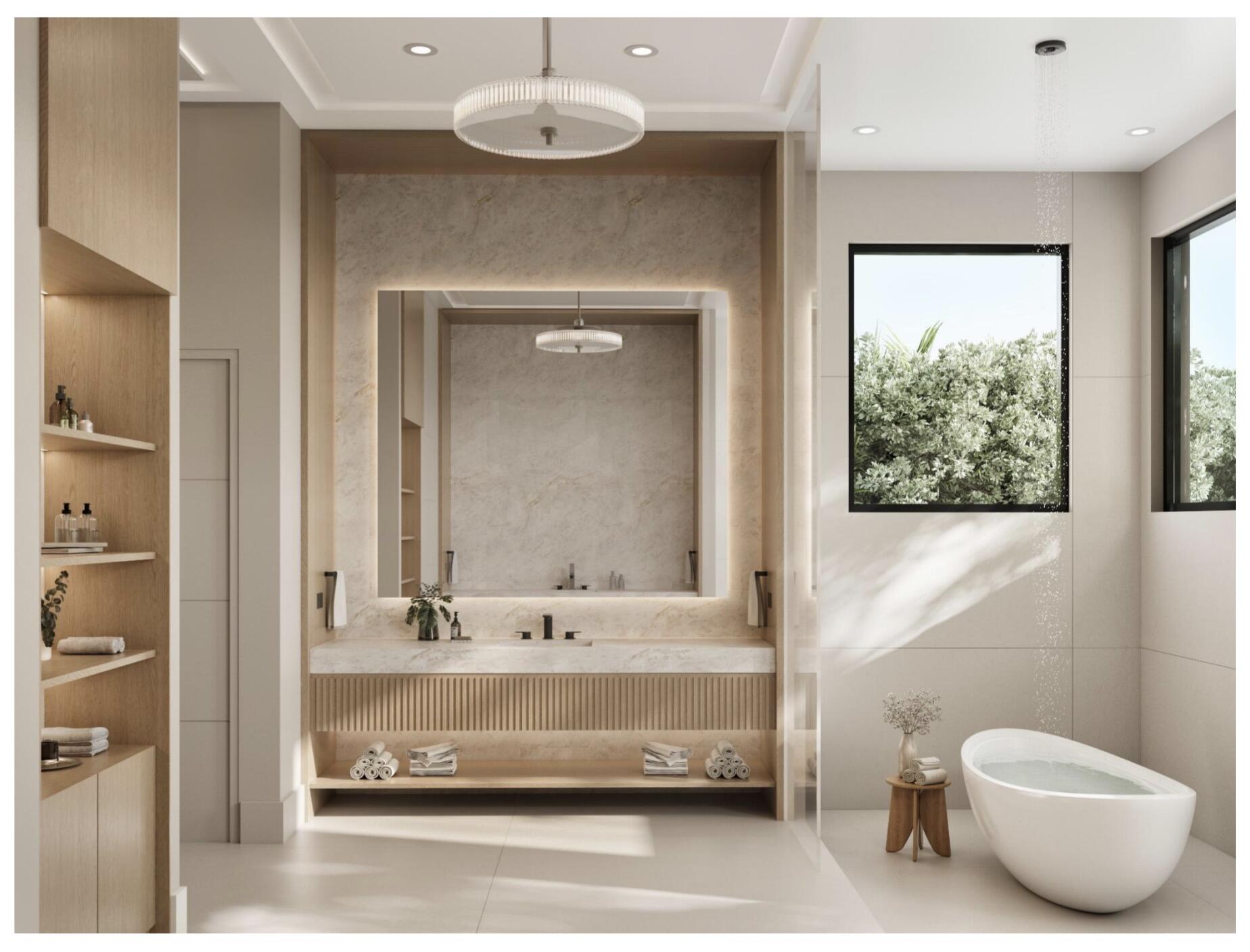 Primary Bath Rendering
