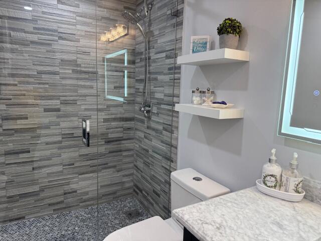 Shower Stall in Guest Bathroom