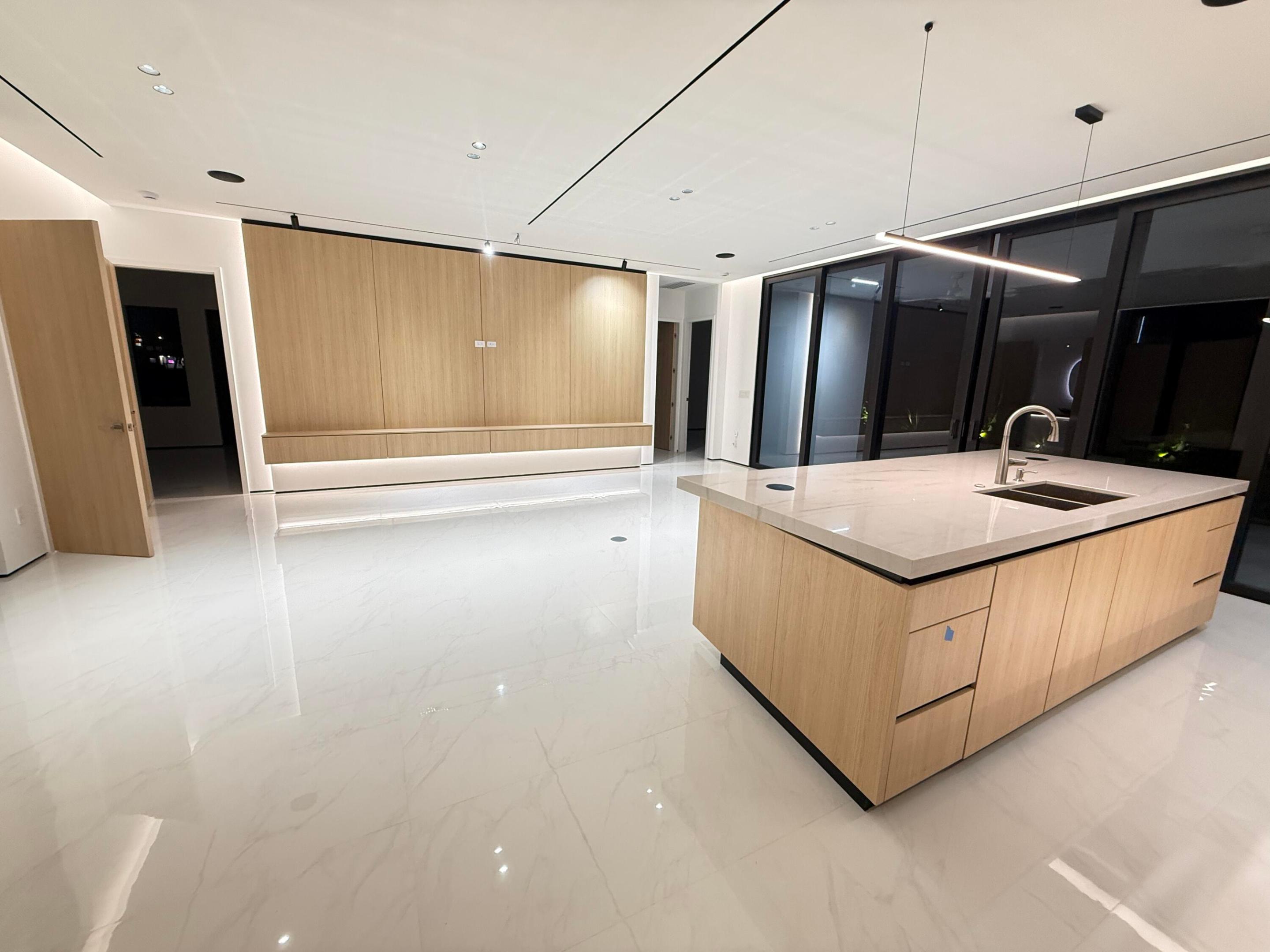 kitchen play room night