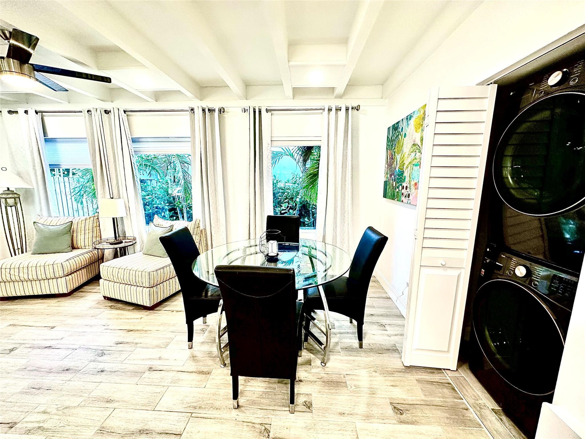 Dining area of main house