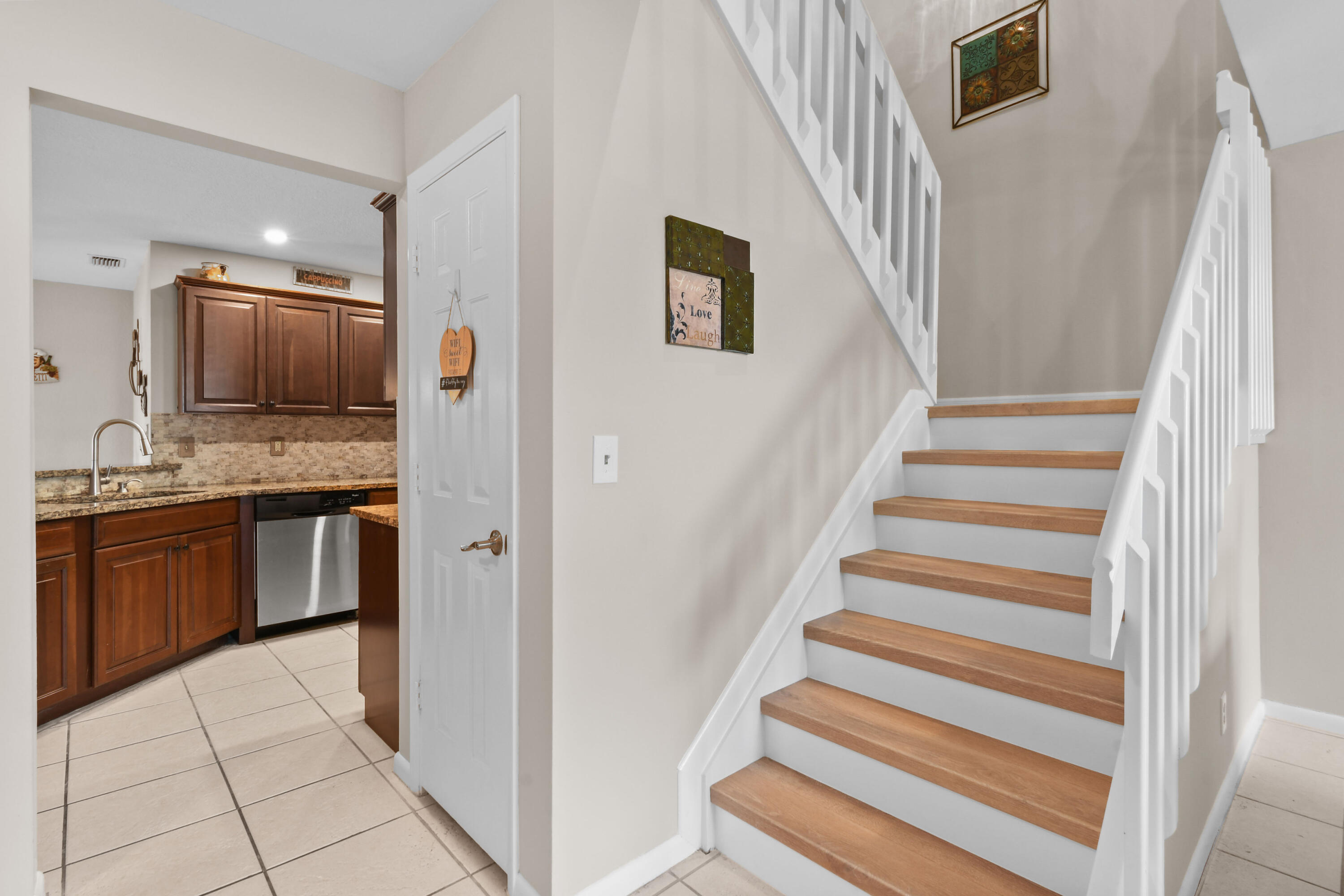updated stairs to 2nd floor