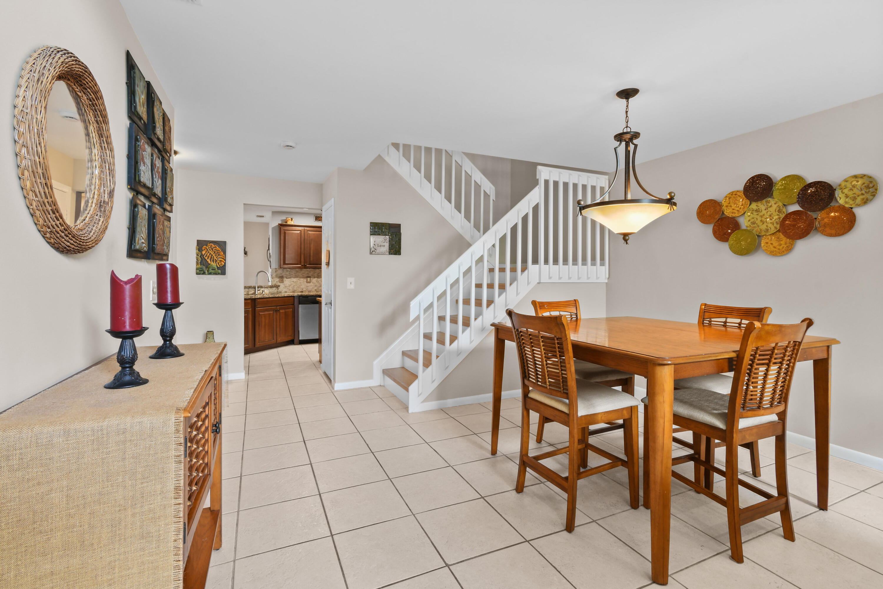 Formal dining area