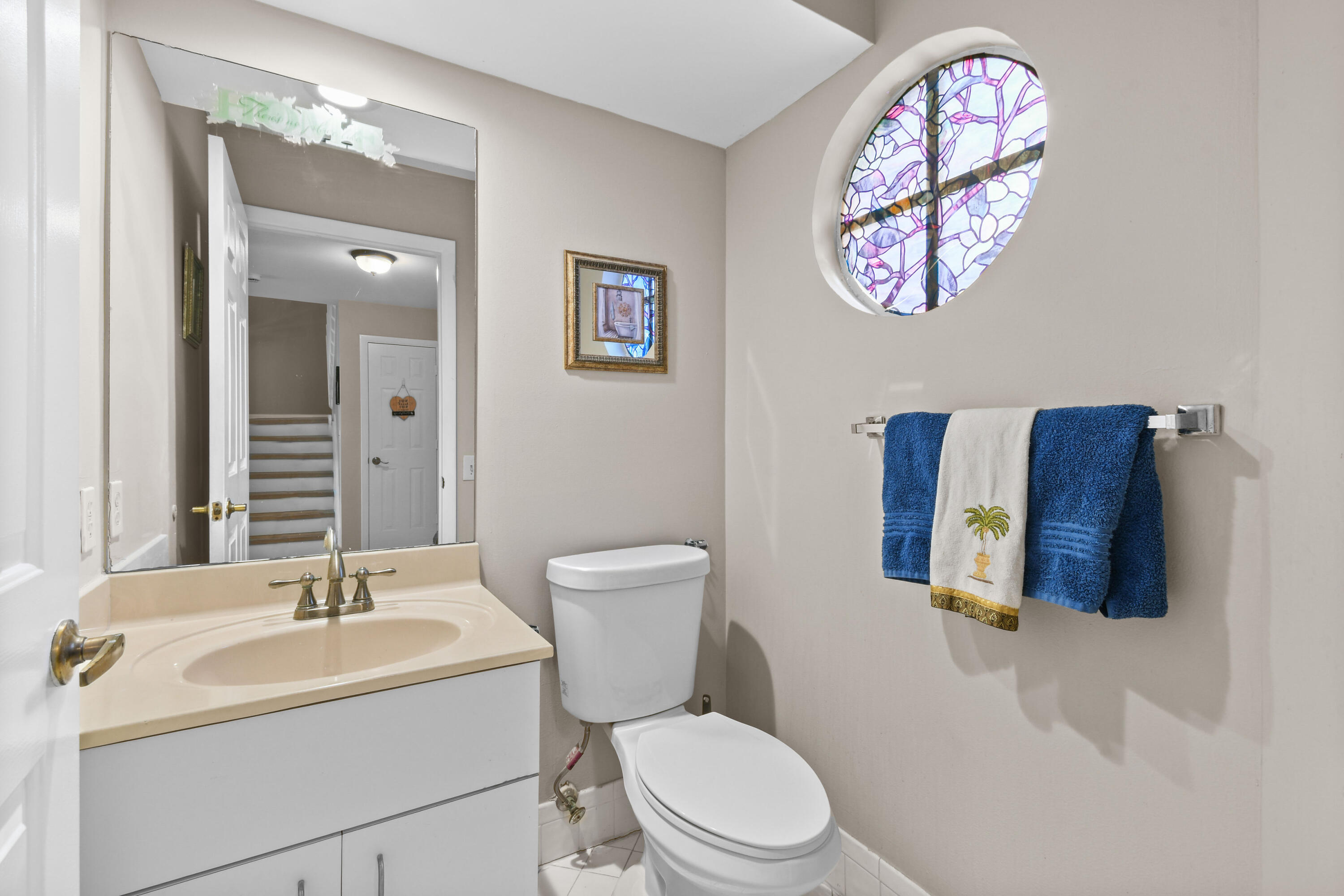 Half bath on main level