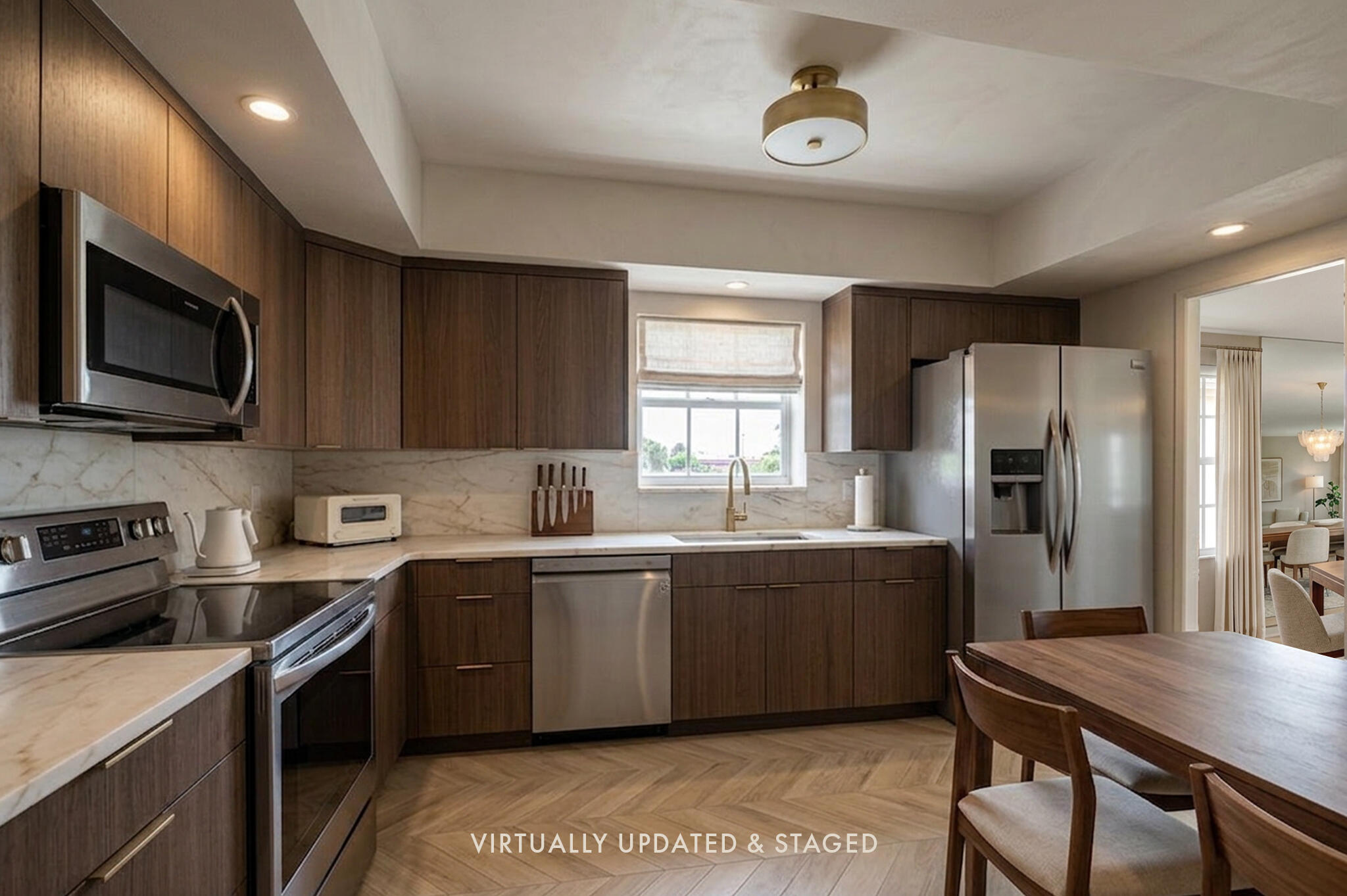 Virtually Renovated Kitchen
