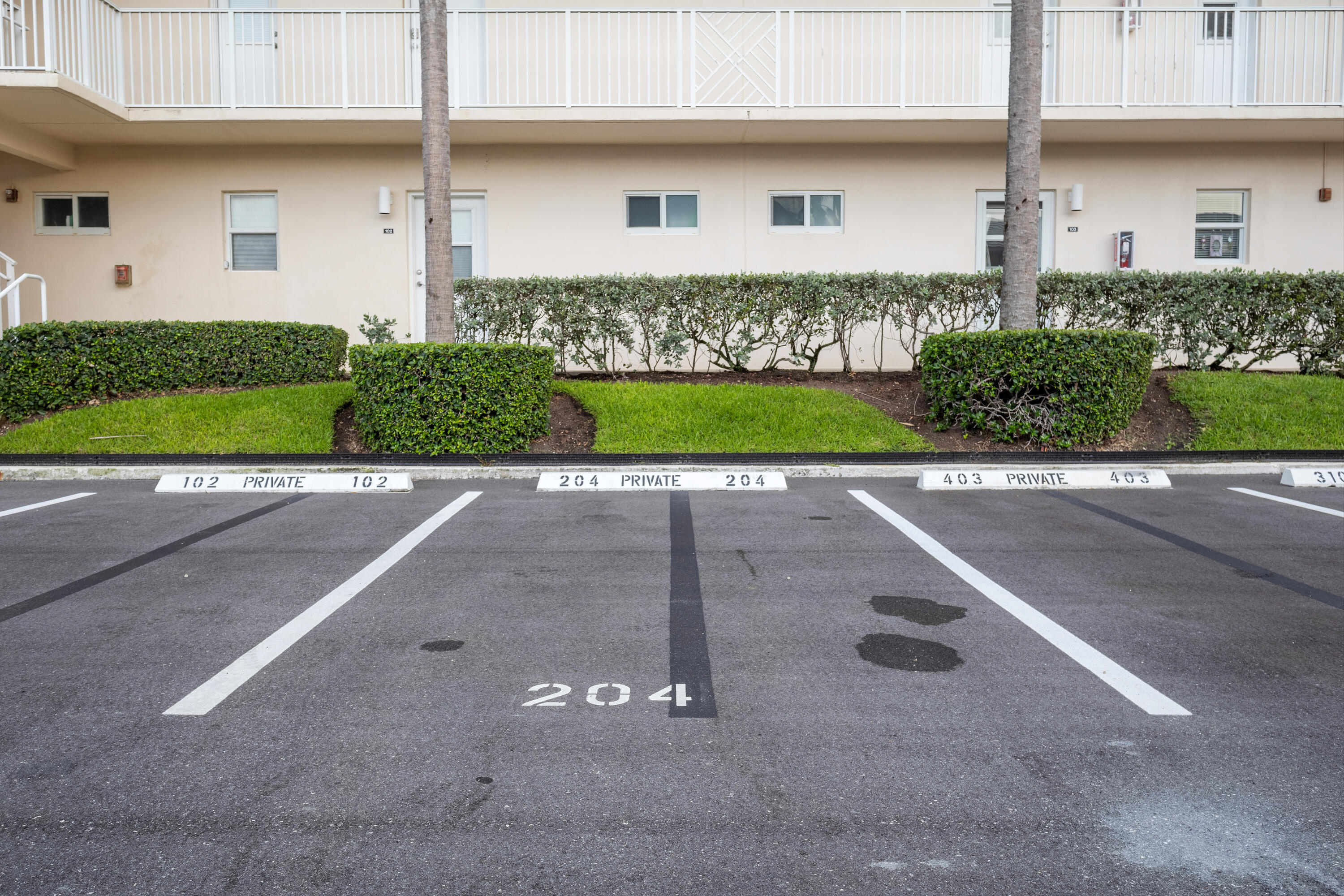 Unit 204 Parking