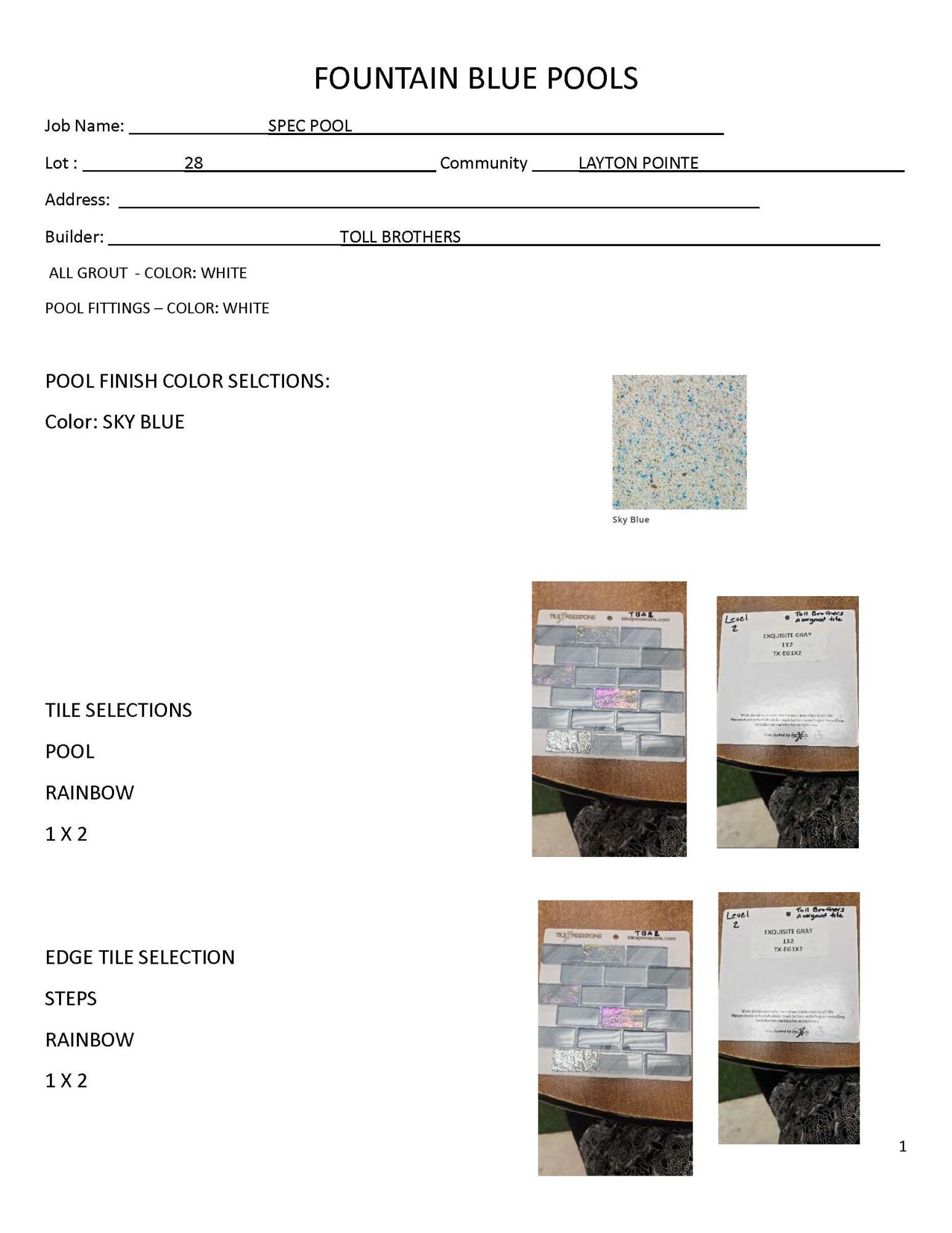 Toll - Lot 28 - Layton Pointe - Color S