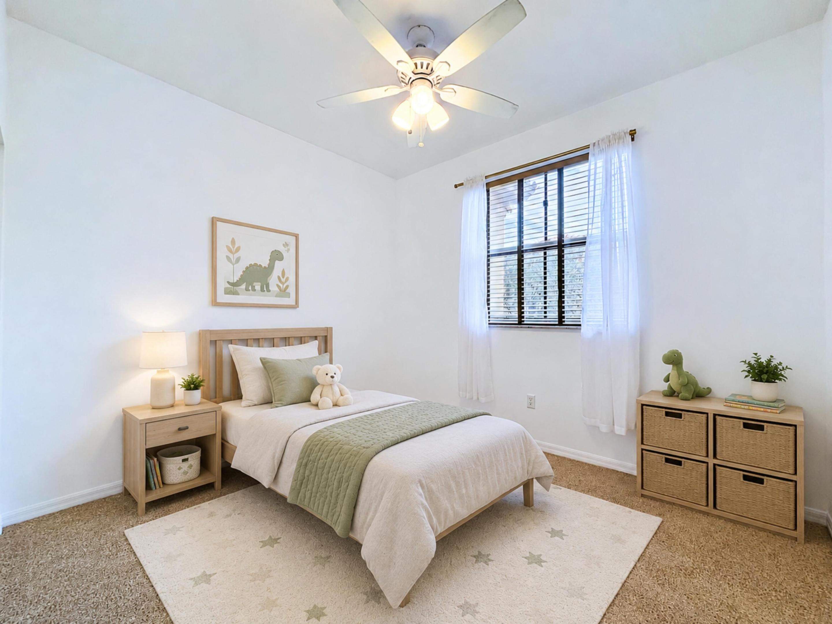 **Virtually staged Bedroom 3**