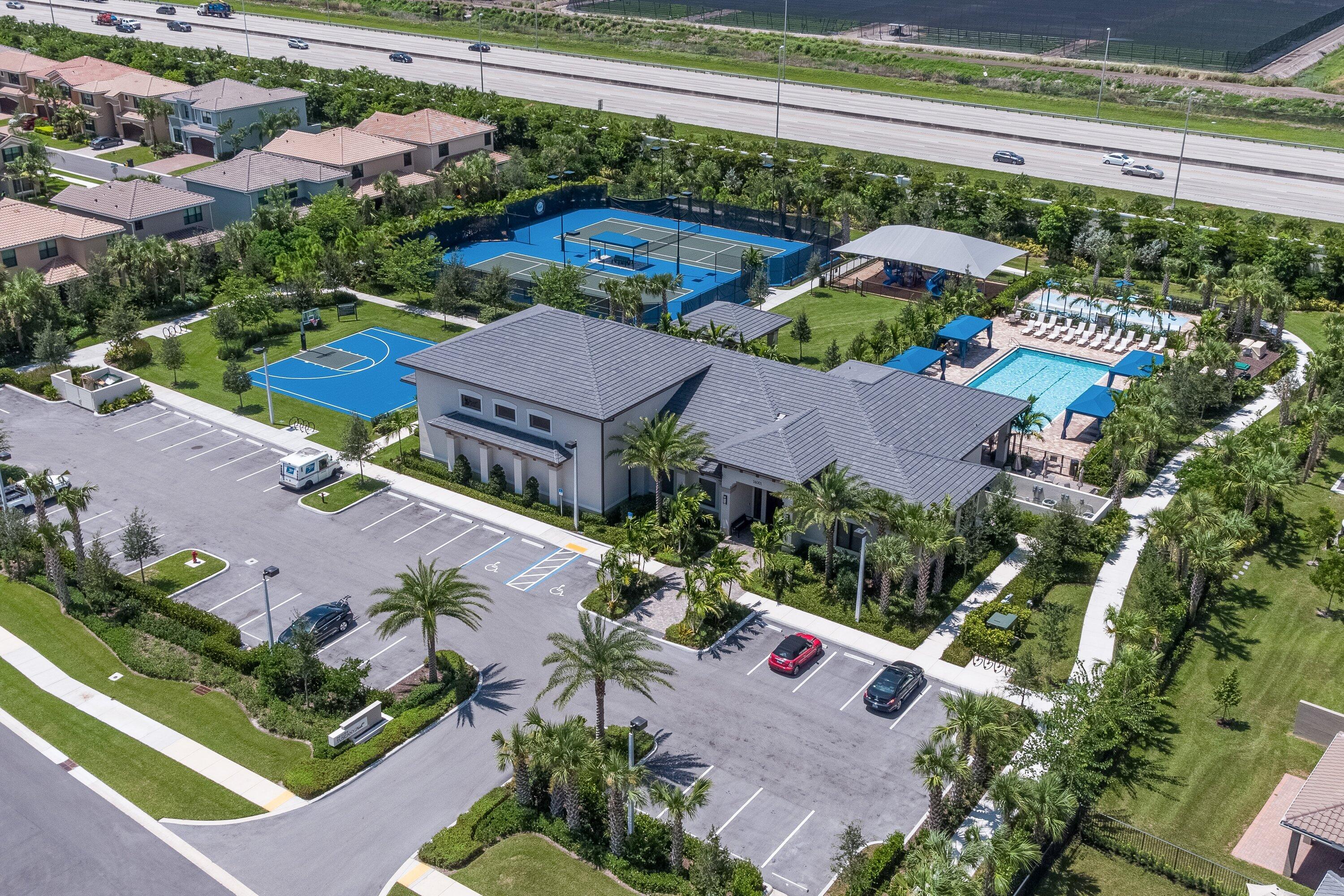 aerial of clubhouse