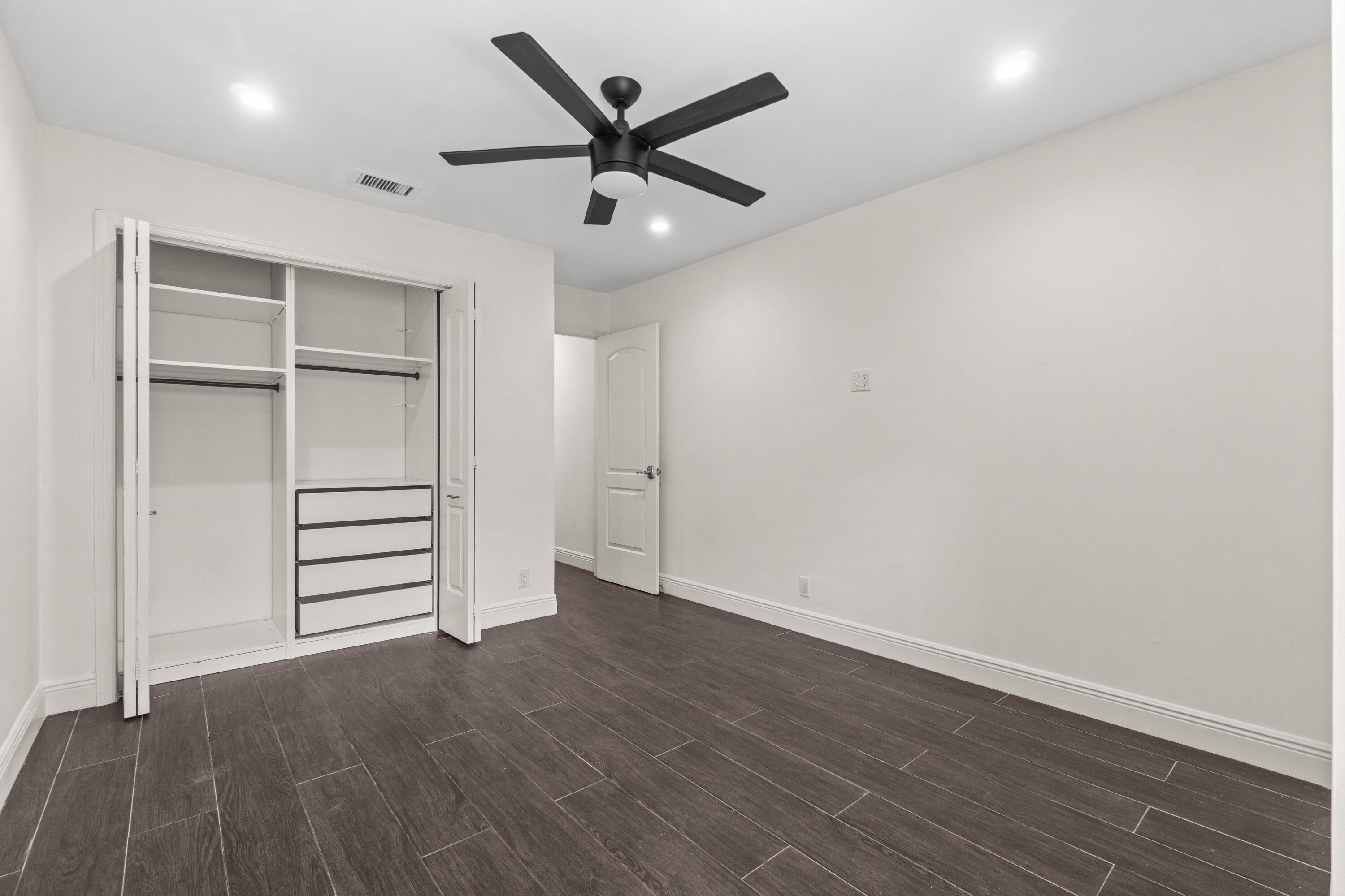 Second Floor - 2nd Bedroom with Built-In closet cabinets