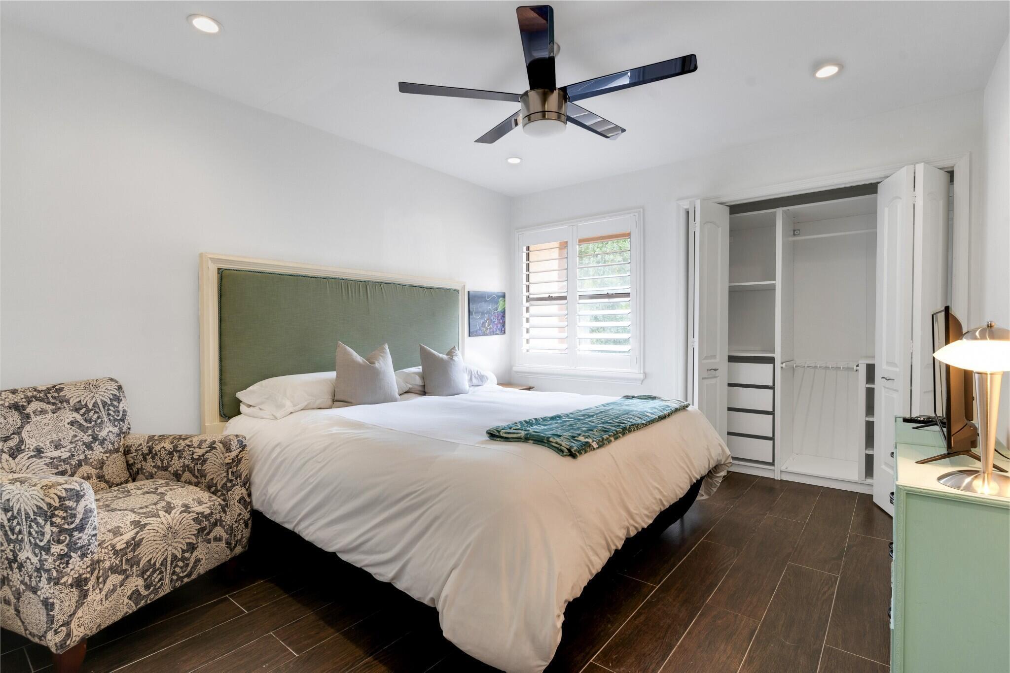 Second Floor - 3rd Bedroom with Built-In closet cabinets - Shown previously furnished