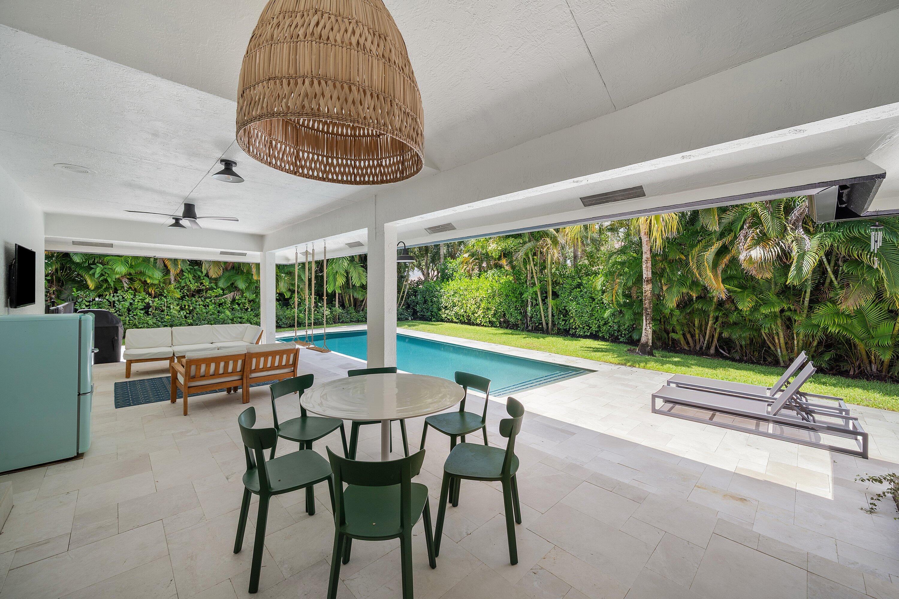 Covered patio