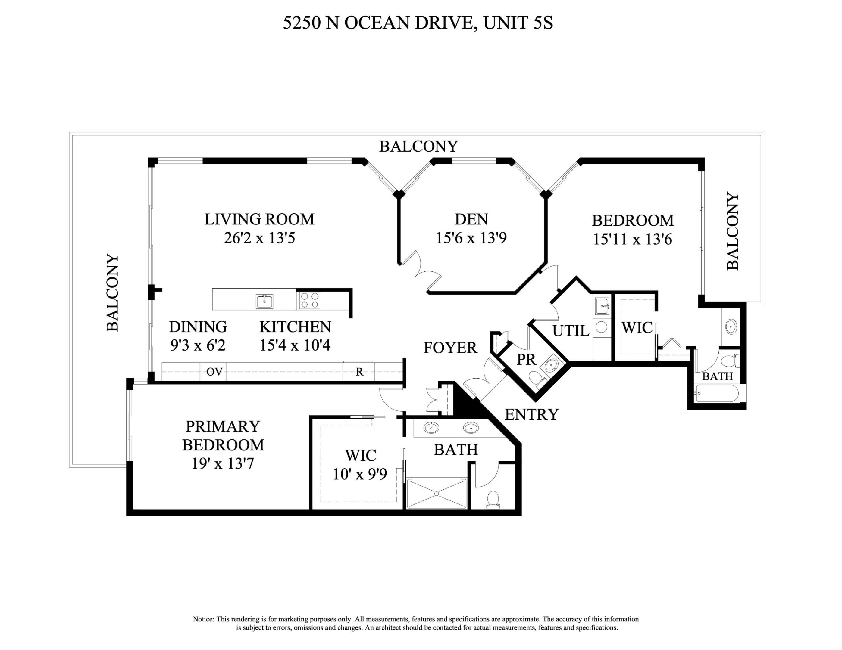 5250 N OCEAN DRIVE, 5S