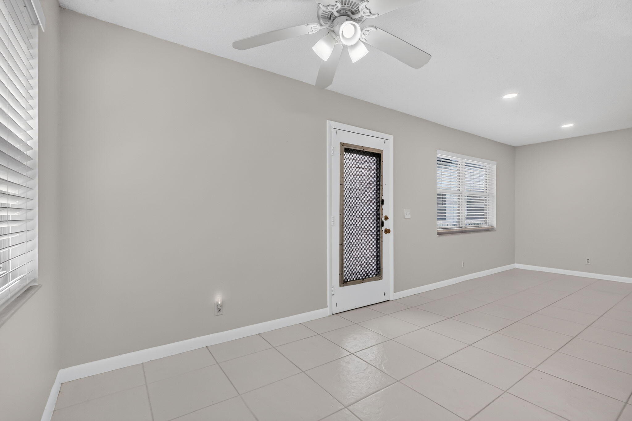 Living room & front door