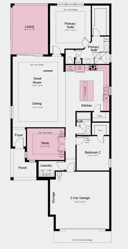 Additional Highlights Include: extended tile flooring to primary suite, 8' interior doors, additional lighting in great room, and pre-plumb for laundry sink Additional Highlights Include: extended tile flooring to primary suite, 8' interior doors, additional lighting in great room, and pre-plumb for laundry sink