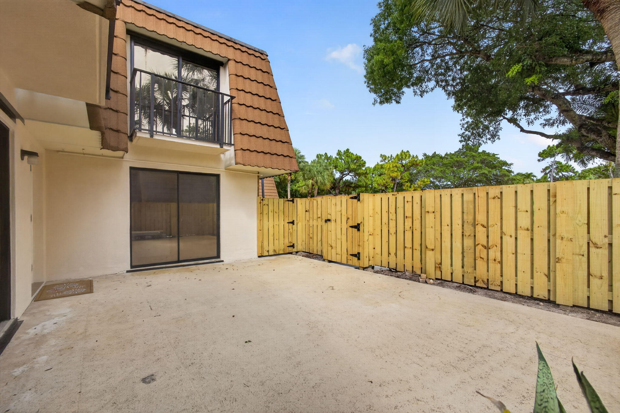 FENCED IN PATIO