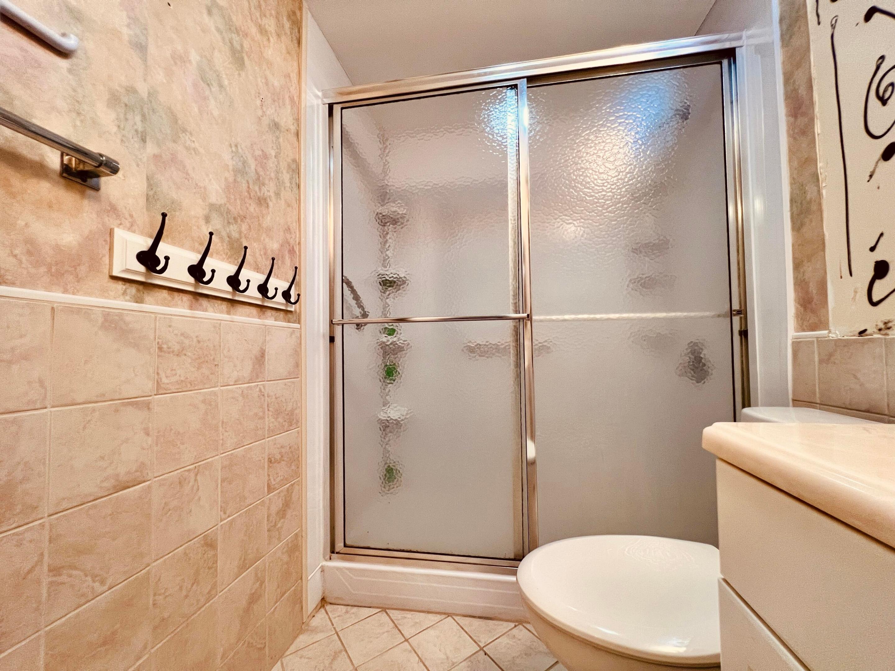 Bathroom Updated With Step-in Shower