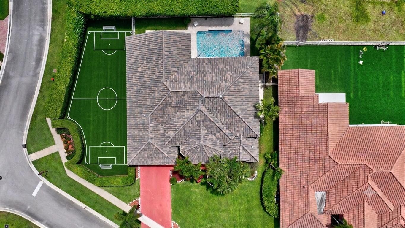 Soccer area created using AI.