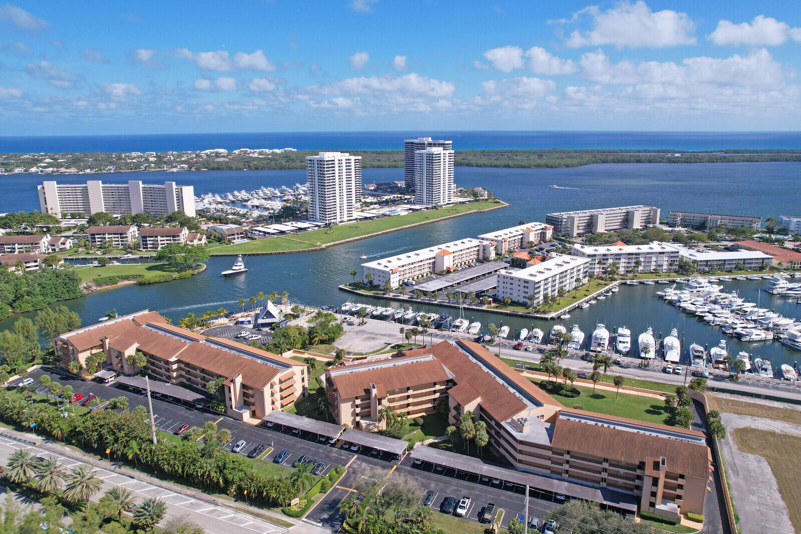 Aerial facing East