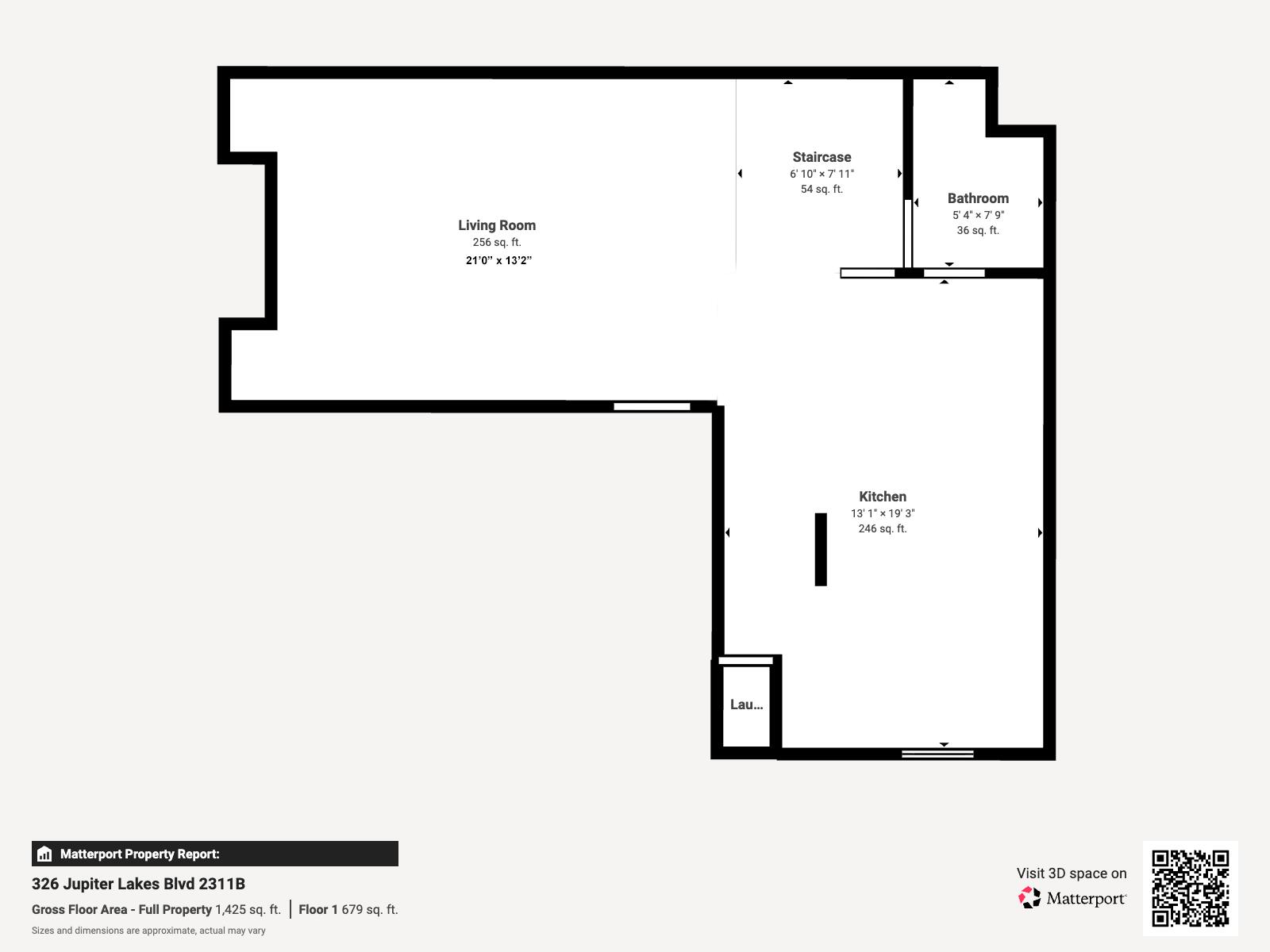 floor plan 326 Jupiter Lakes Blvd 2311B