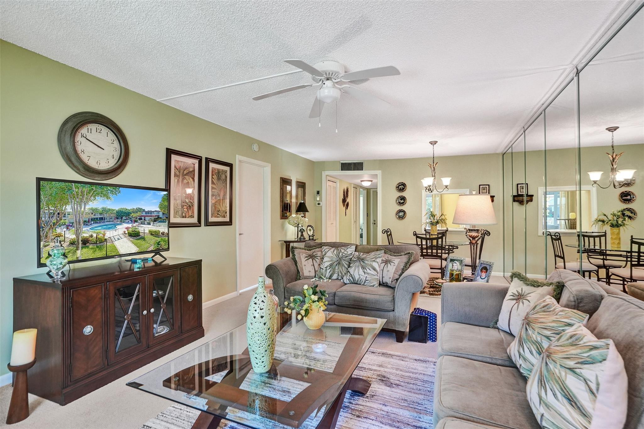 Furnished and perfect for Florida relaxed living.