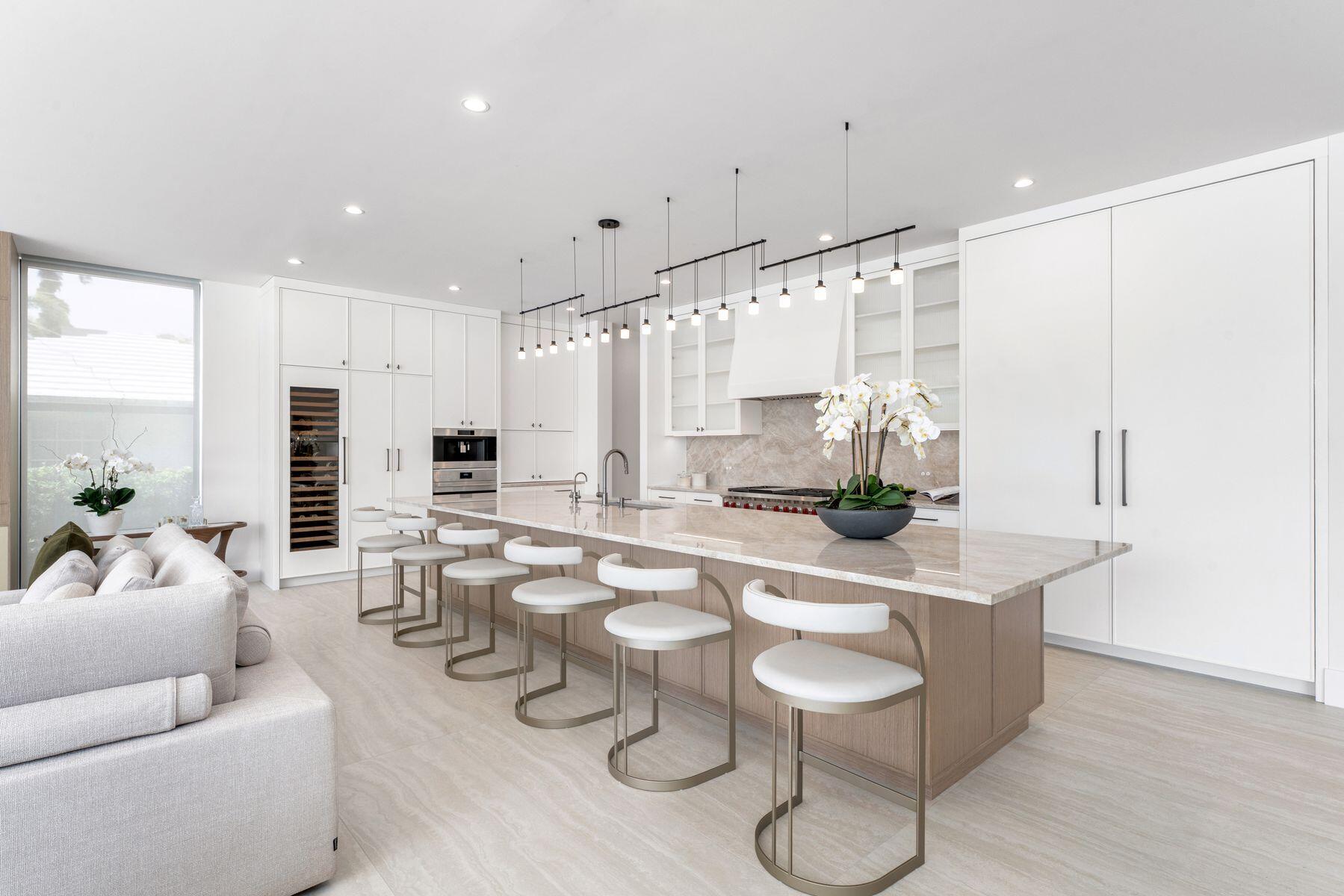 Oversized Island Designed for Gathering