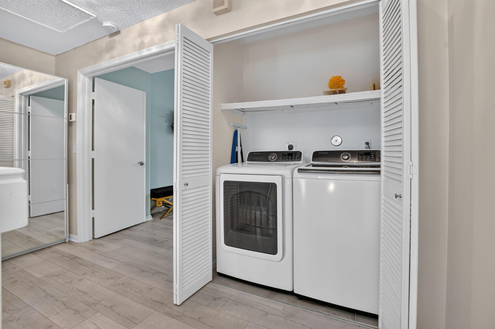 Laundry upstairs