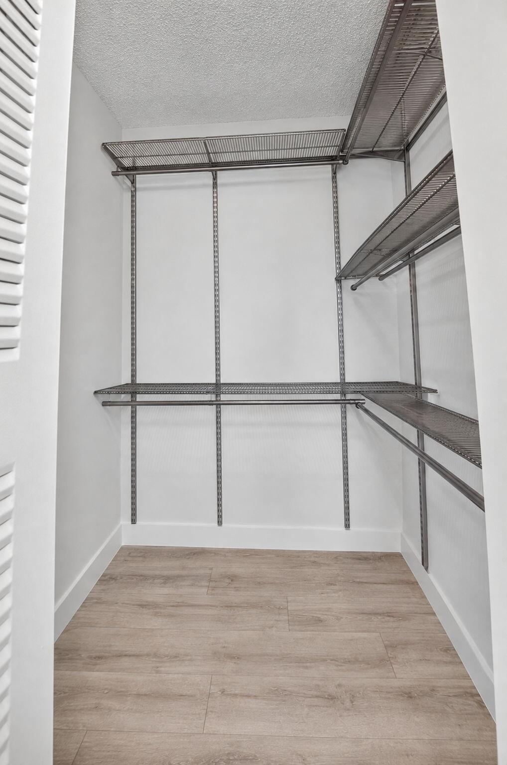 Large walk in closet